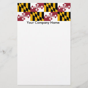 Papeterie avec Drapeau du Maryland