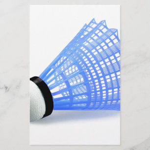 Papeterie Badminton Shuttlecock Birdie Blue Sports
