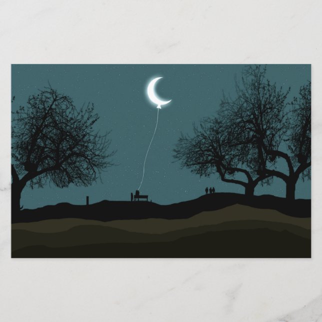 Papeterie Ballons de lune (Devant)