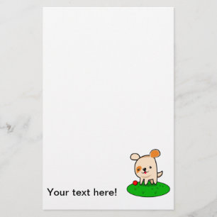 Papeterie Bande dessinée mignonne de chiot