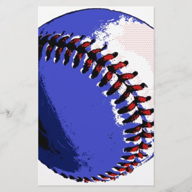 Papeterie Baseball Pop Art (Devant)