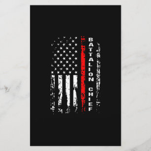 Papeterie Bataillon des pompiers Bataillon en chef Cadeau en