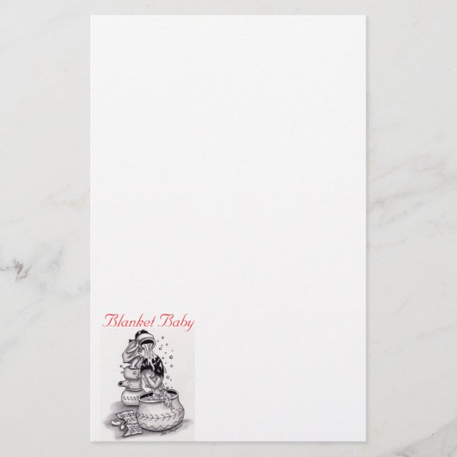 Papeterie bathingbab, bébé couvrant (Devant)