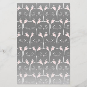 Papeterie Beaucoup de Motif de chats noirs