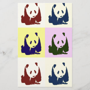 Papeterie Bébés pandas Pop Art
