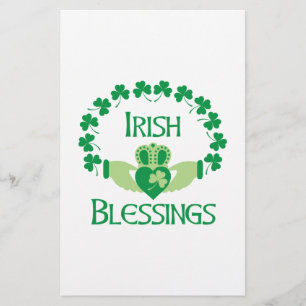 Papeterie Bénédictions irlandaises