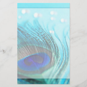 Papeterie Bijoux turquoises chics de paon