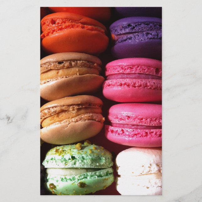 Papeterie biscuits macaron (Devant)