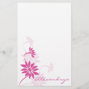 Papeterie Bloc - notes assez rose