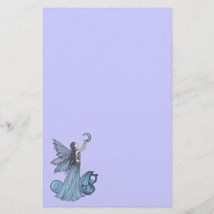 Papeterie Blue Fairy et Dragon de Molly Harrison