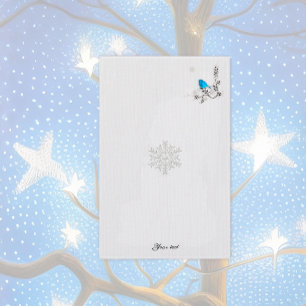 Papeterie Bluebird et Snowflakes