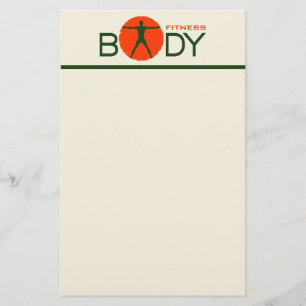 Papeterie Body Madness White Personal Trainer Papier à lettr