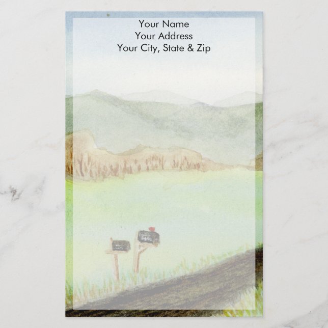 Papeterie Boîtes aux lettres rurales (Devant)