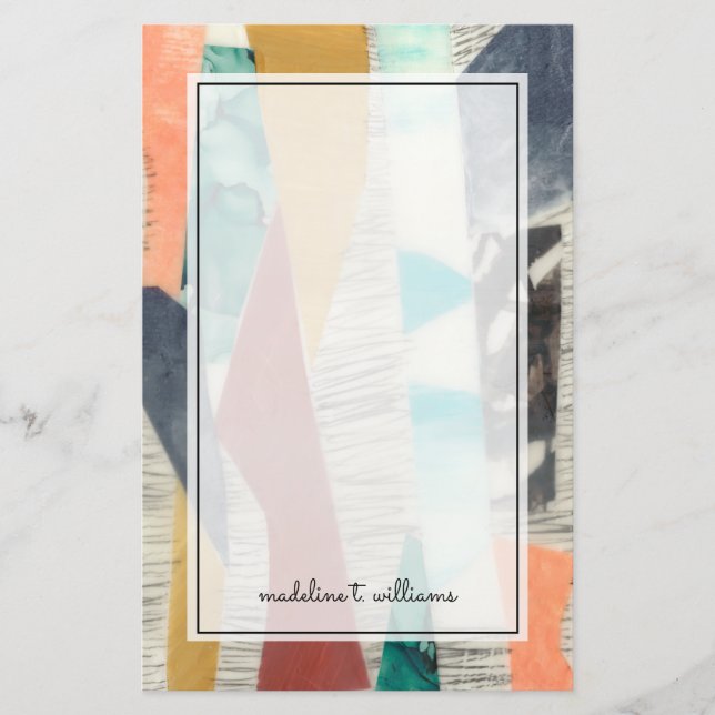 Papeterie Bordure couleur II (Devant)