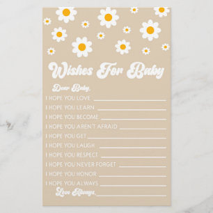 Papeterie Bouche Retro Brown Pour L'Activité Baby shower