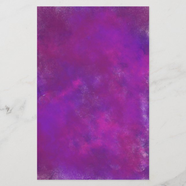 Papeterie Bouchon Abstrait d'aquarelle violet (Devant)