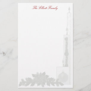 Papeterie - Bougies de Noël