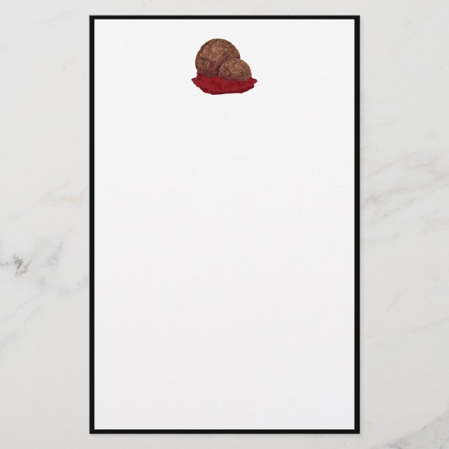 Papeterie Boulettes de viande en Sauce (Devant)