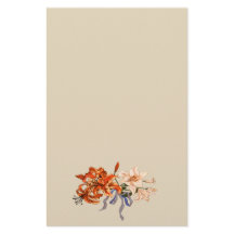 Bouquet de lis attaché avec un ruban