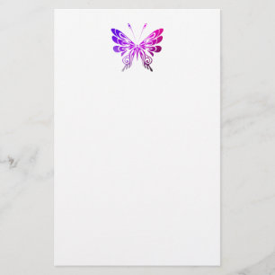Papeterie Bouton décoratif violet joli dessin