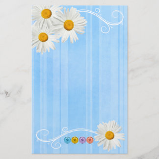 Papeterie Boutonnez la marguerite bleue
