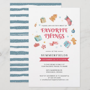 Papeterie Budget Fêtes de Noël Favoris Chose Invitation
