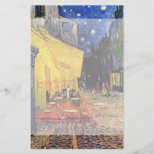 Papeterie Café Terrasse à la nuit par Vincent van Gogh