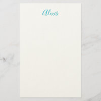 Calligraphie de nom Script Plain Simple Blanc Bleu