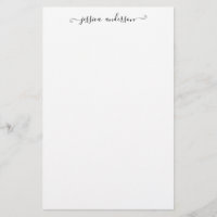 Calligraphie minimaliste moderne de script noir