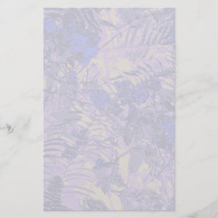 Papeterie Camouflage contre la fleur bleue