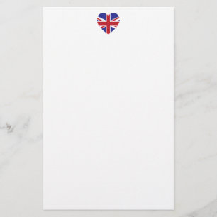 Papeterie cardiaque Union Jack