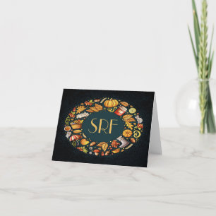 Papeterie Carte pour notes d'automne