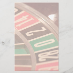 Papeterie Casino Roulette Roulette Roulette Roue Vintage Sty