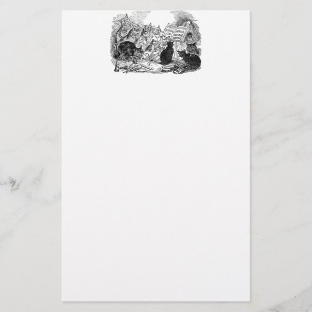 Papeterie Chats Art Nouveau (Devant)