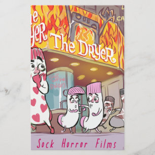 Papeterie Chaussettes Films d'horreur Le Sèche-linge Drôle