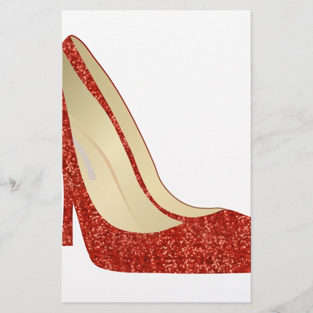 Papeterie chaussons rubis (Devant)