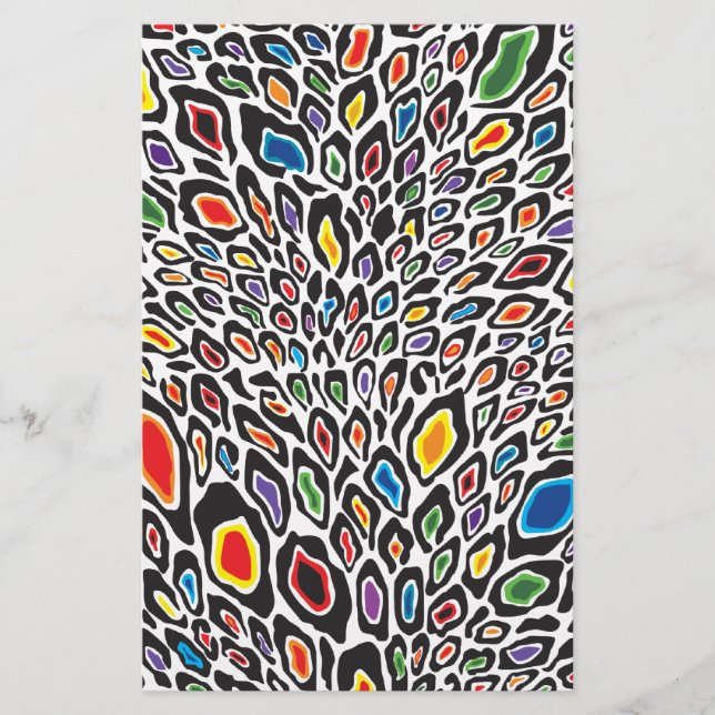Papeterie Cheetah psychédélique (Devant)