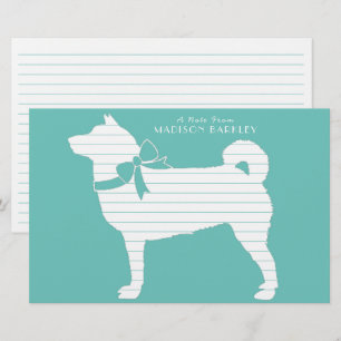 Papeterie Chien chiot Shiba Inu