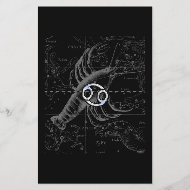Papeterie Chrome comme Cancer Zodiac Connexion Hevelius (Devant)