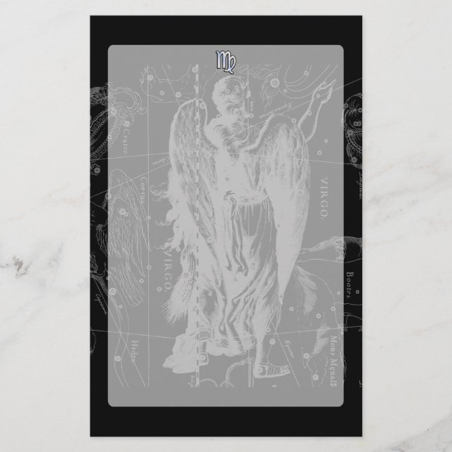 Papeterie Chrome comme Virgo Zodiac Connexion Hevelius en no (Devant)