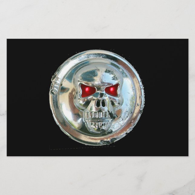 PAPETERIE CHROME SKULL (Devant)