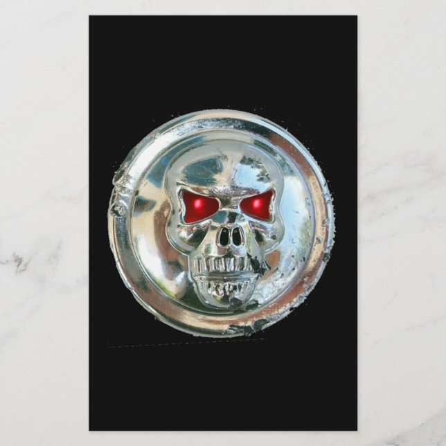 PAPETERIE CHROME SKULL (Devant)