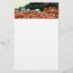 Papeterie Citrouilles et Chrysanthèmes Photographie de la ré