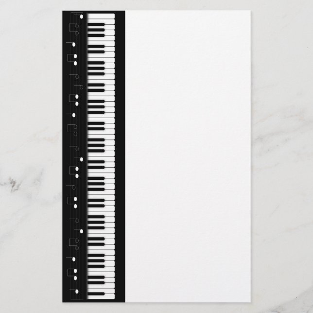Papeterie Clavier pour piano (Devant)