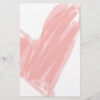 Papeterie Coeur rose