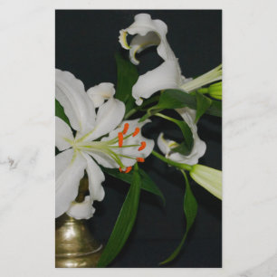 Papeterie Collection Irlandaise de laiton et de fleurs