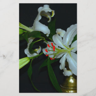 Papeterie Collection Irlandaise de laiton et de fleurs