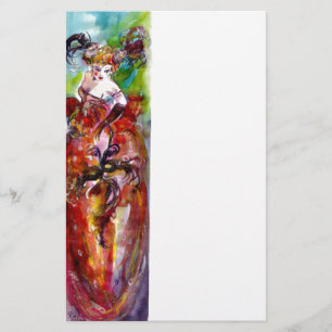 Papeterie COLUMBINE, bleu fuchsia jaune