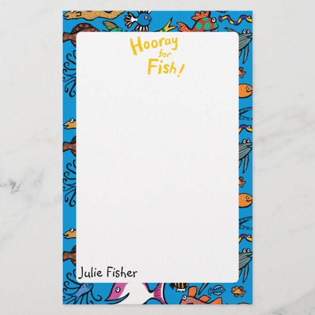 Papeterie Combien De Poissons Différents Pouvez-Vous Voir ? (Devant)