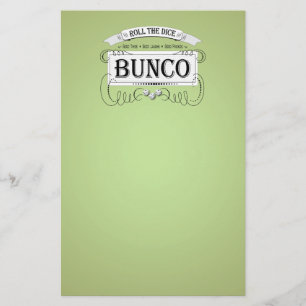 Papeterie Conception vintage de Bunco